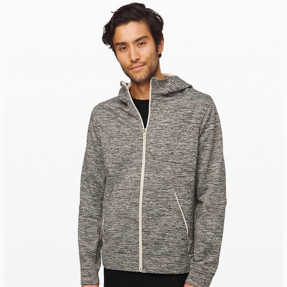 lululemon athletica Black and White Performance Hoodie